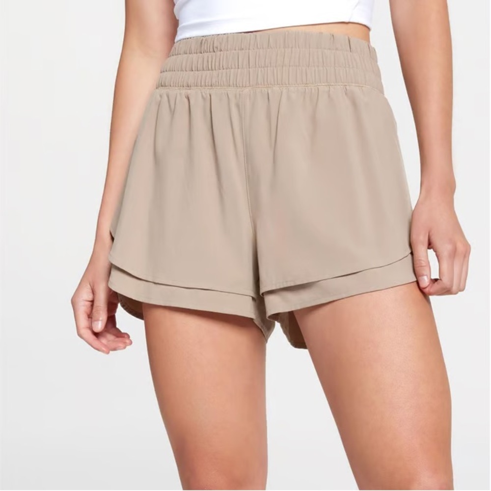 Calia Womens Step Up High Rise Performance Shorts Activewear 3" Inseam